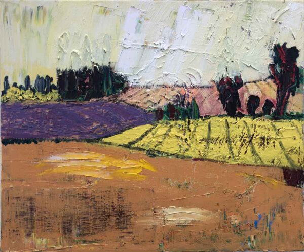 Klaus Becker-Öl auf Leinen-Landschaft2-50x60 cm