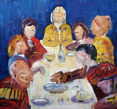 Klaus Becker - Oil on Canvas - Die Familie - 145x200cm